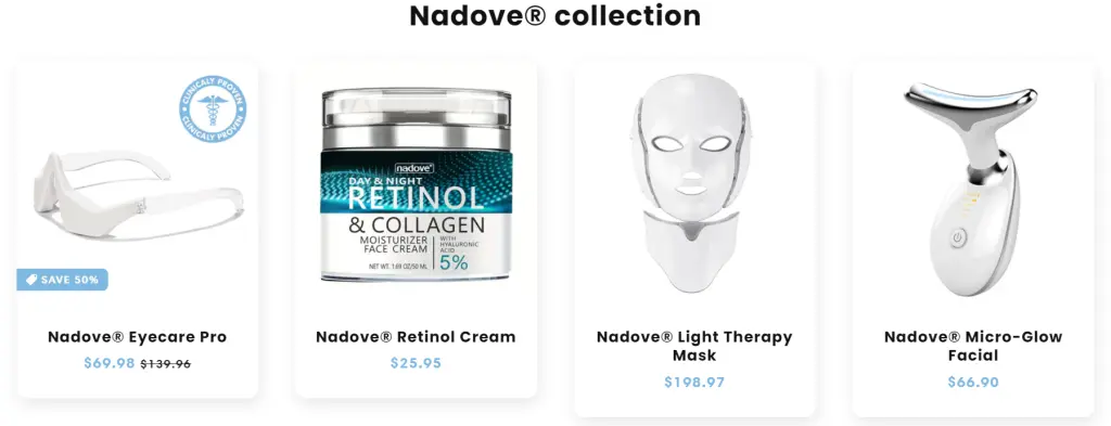 Nadove.com Products