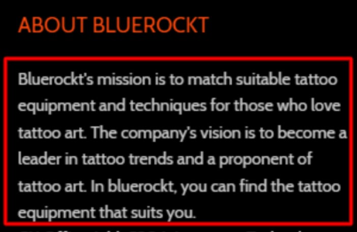 Bluerockter.shop Review