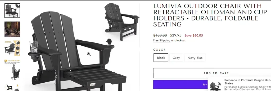 Lumivia Shop chair image