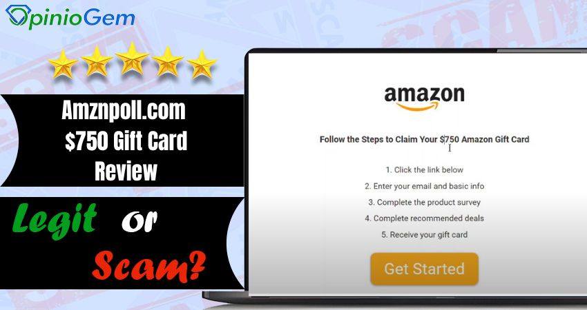 Amznpoll.com $750 Gift Card Review: Legit or Scam