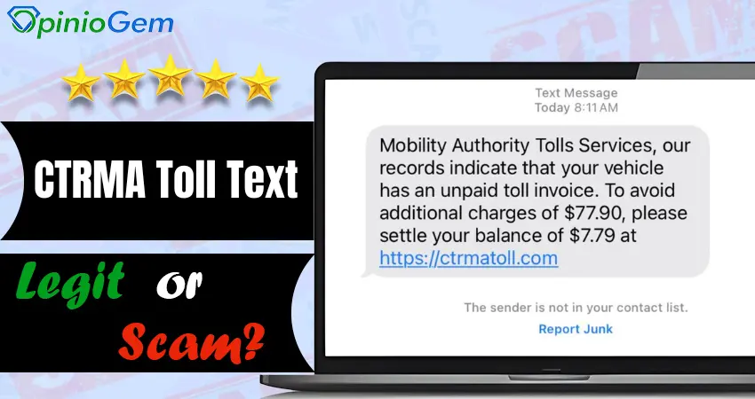 CTRMA Toll Text Scam