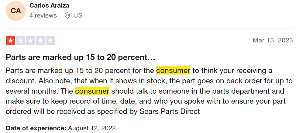 Consumer Reports Trustpilot