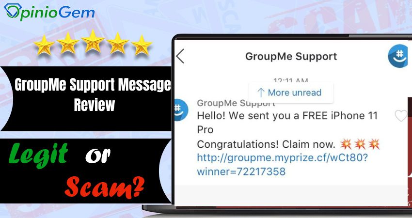 GroupMe Support Message Review: Legit or Scam