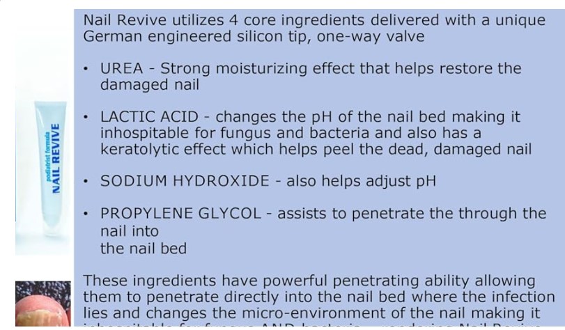 Nail Revive Ingredients