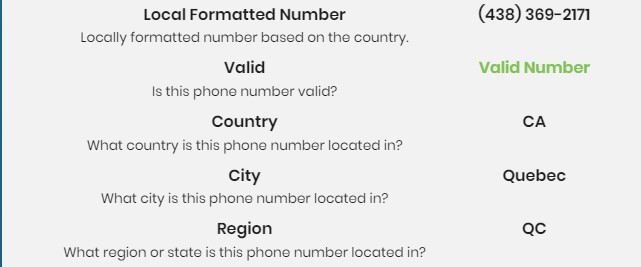 Suspicious Area Code