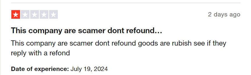 Poor Refund Policy