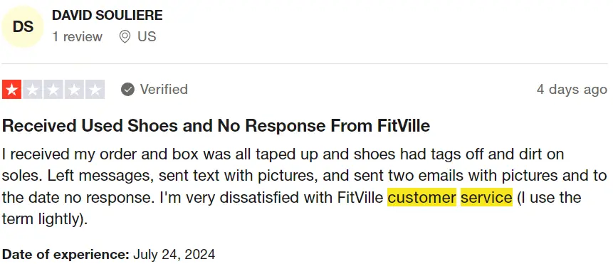 Fitville Review Trustpilot