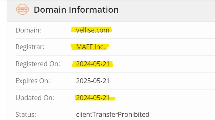 New & Unreliable Registered Domain