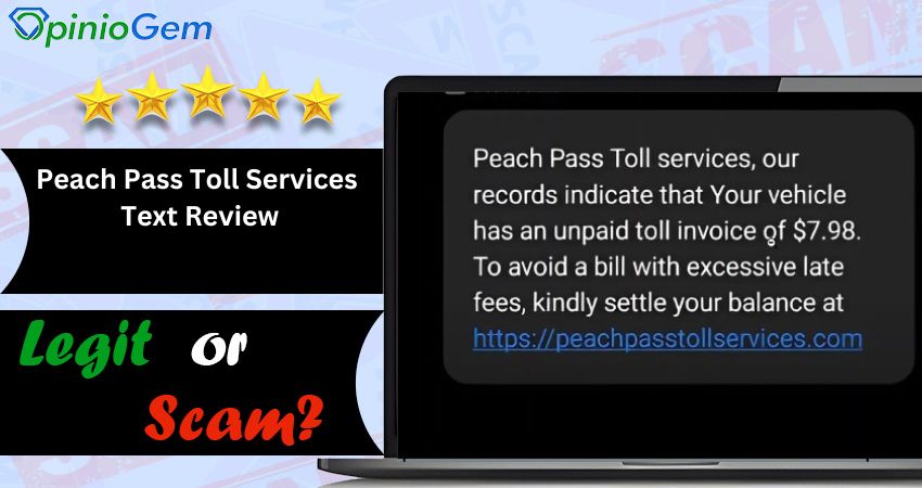 Peach Pass Toll Services Text Review: Honest Opinion!