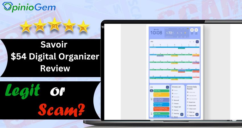 Savoir $54 Digital Organizer Review: Is digitalorganizerz.com  Legit?