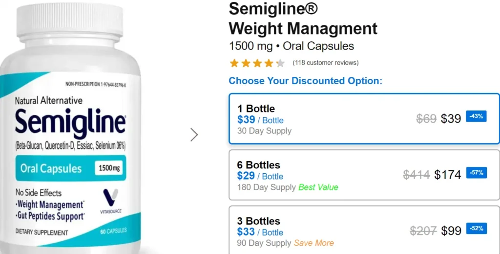 Semigline Weight Loss Supplement