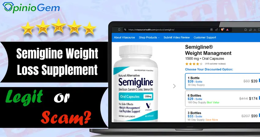 Semigline Weight Loss Supplement Review