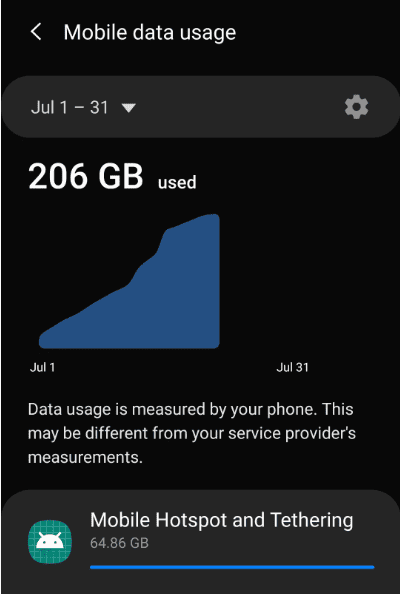 Unexpected High Data Usage