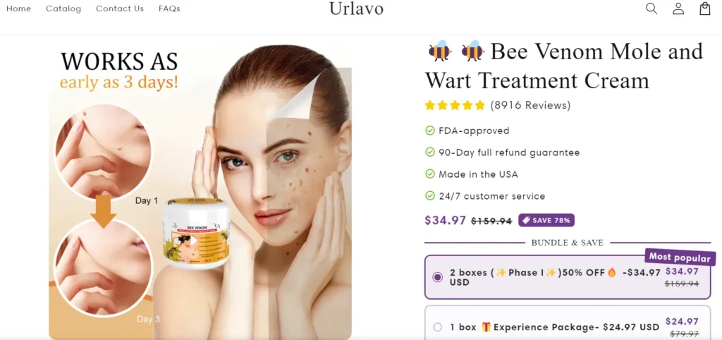 Urlavo bee cream