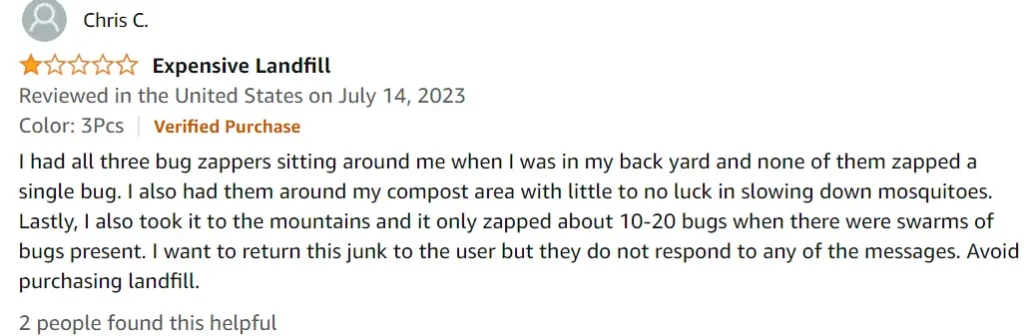 Zap Guardian customer review