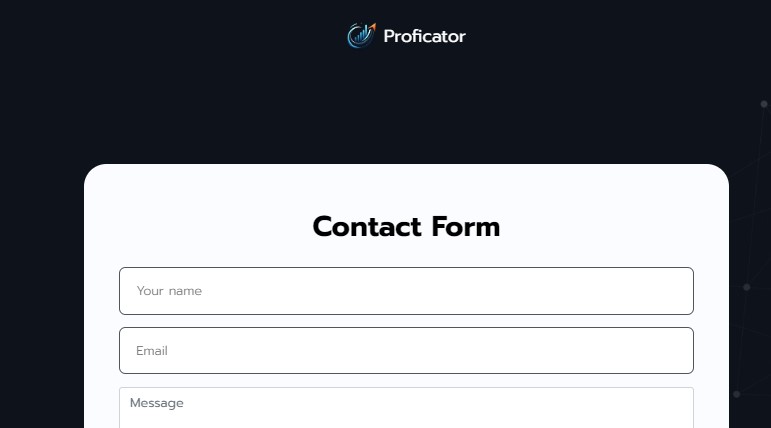 basic contact form