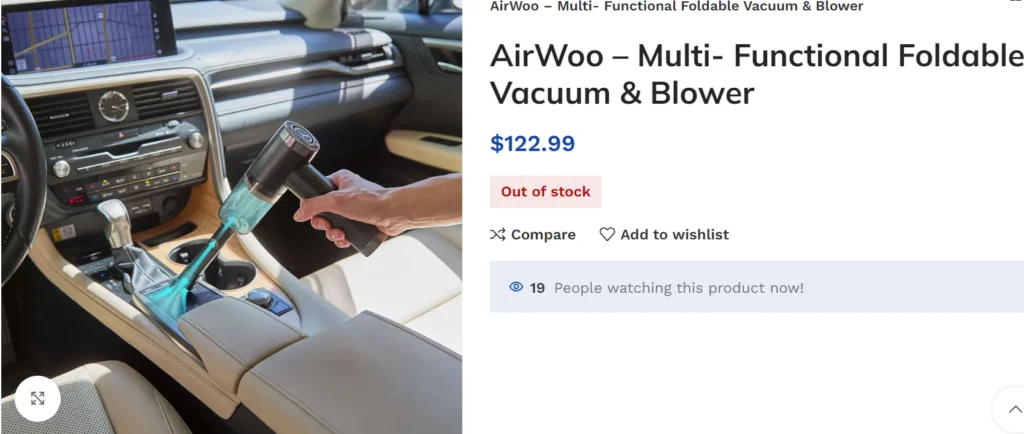 Airwoo Foldable Vacuum