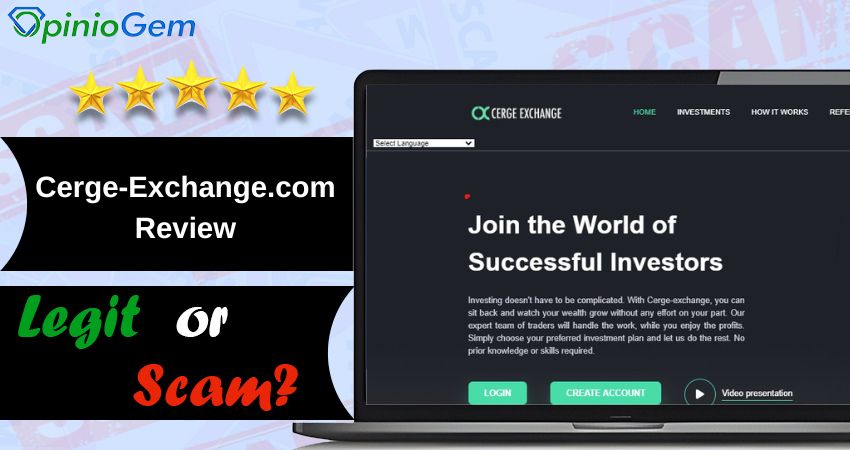 Cerge-Exchange.com Review: Is This Investment Platform Legit?