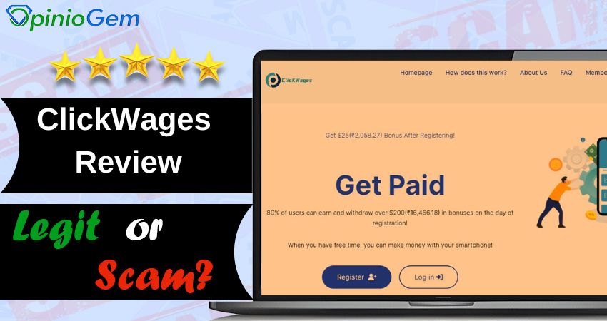 ClickWages Review: Real Deal or Another Scam?