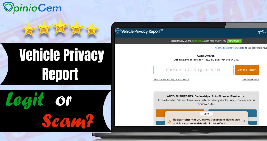 Is Vehicle Privacy Report legit