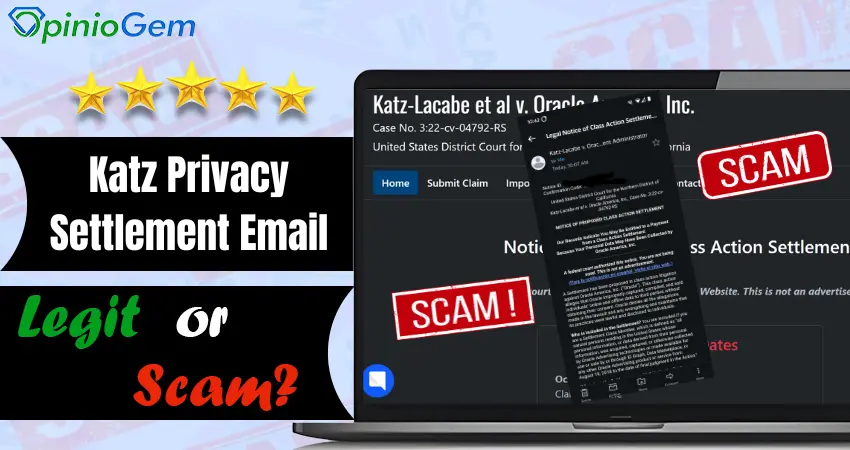 Katz Privacy Settlement Email