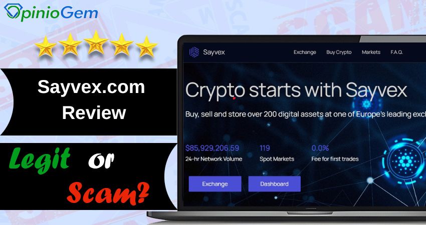 Sayvex.com Review: Can You Trust This Cryptocurrency Exchange