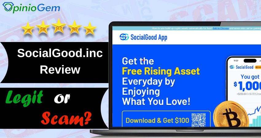 SocialGood.inc Review: Can You Really Earn Crypto for Free?