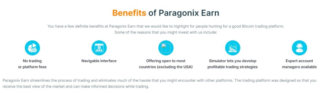 What is Paragonix Earn?