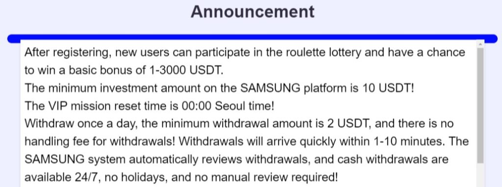 1 to 3000 USDT