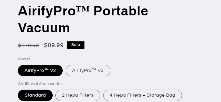 Airify Pro Pricing