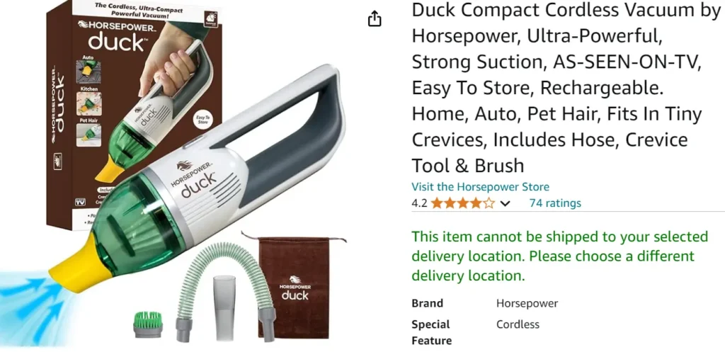 Duck Vac