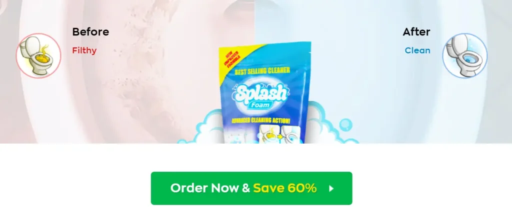 Splash Foam Toilet Cleaner