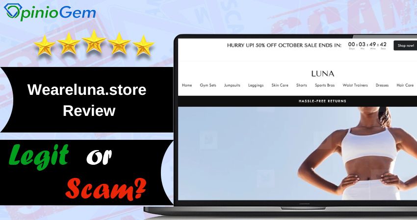 Weareluna.store Review: Is This Site Legit for Quality Gym Wear?