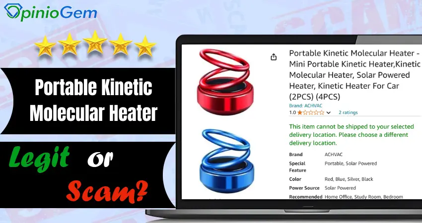 Portable Kinetic Molecular Heater Reviews