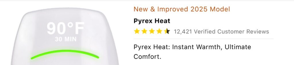 Pyrex Heater