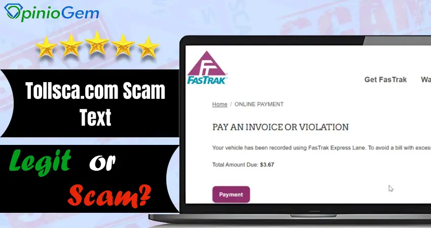 Tollsca.com Scam Texts