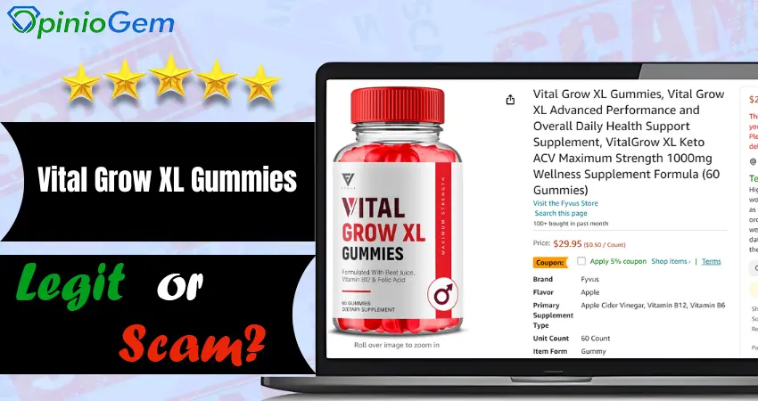 Vital Grow XL Gummies Review