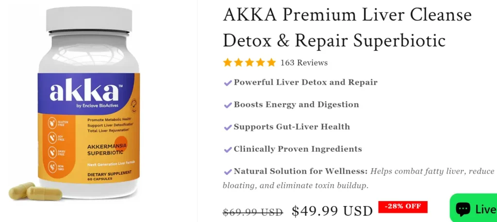 Akka Liver Detox Supplement