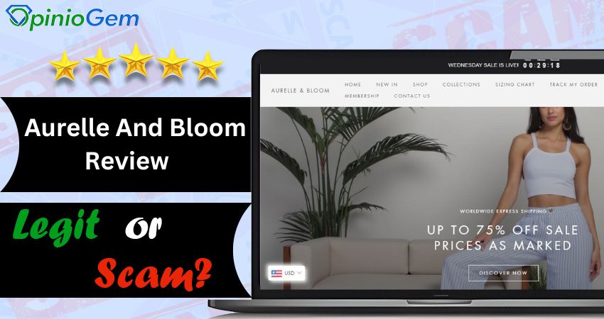 Aurelle And Bloom Review: Is aurelleandbloom.com Legit?