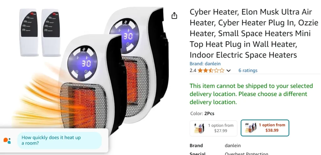 Elon Musk Portable Heater