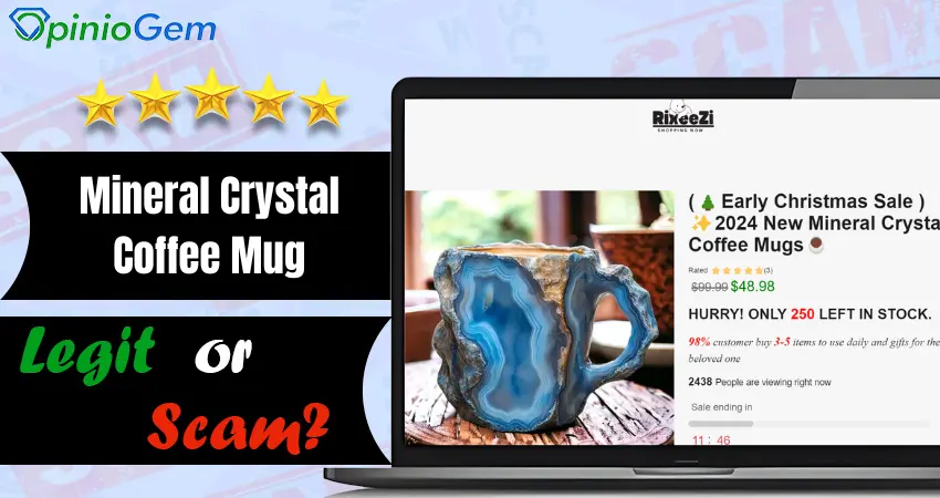 Mineral Crystal Coffee Mug SCAM!