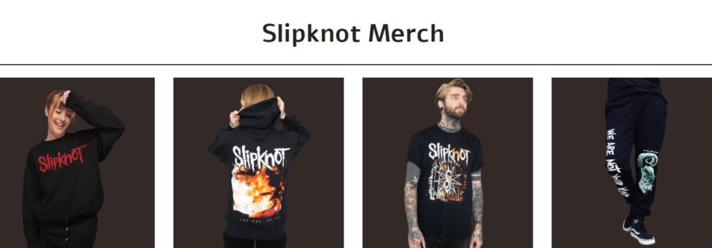 What is Slipknotmerchshop.com?