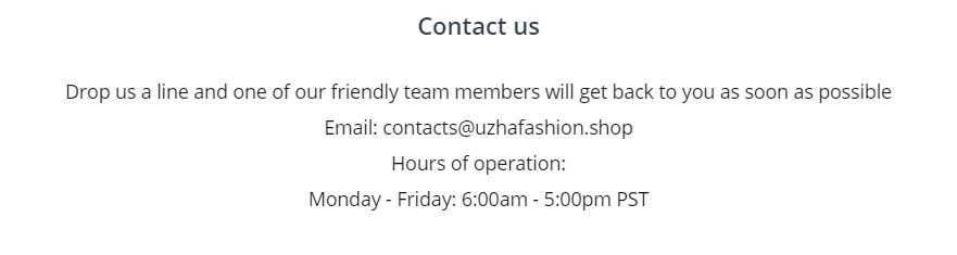 Uzhafashion.shop