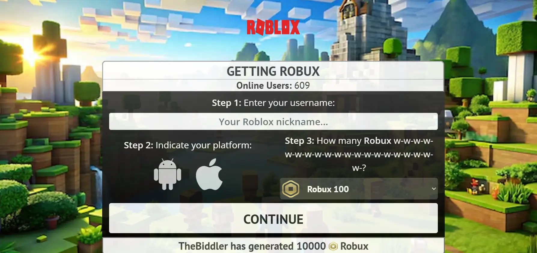 Mesrobux.com Free Robux - Legit or Scam