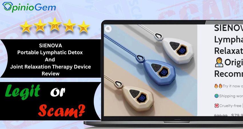 SIENOVA Portable Lymphatic Detox And Joint Relaxation Therapy Device Review: Is It Legit?