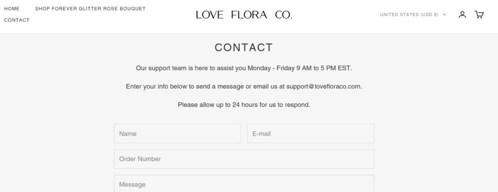 From - Lovefloraco.com