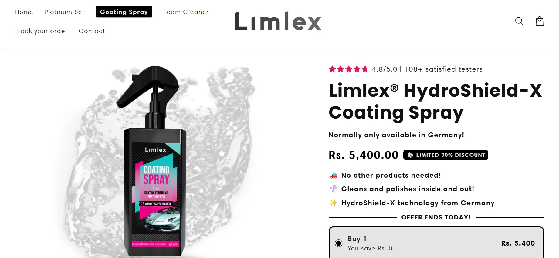 Limlex Coating Spray Review