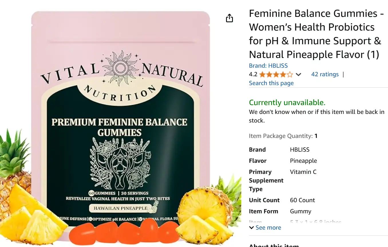 Nutralife Feminine Gummies Review