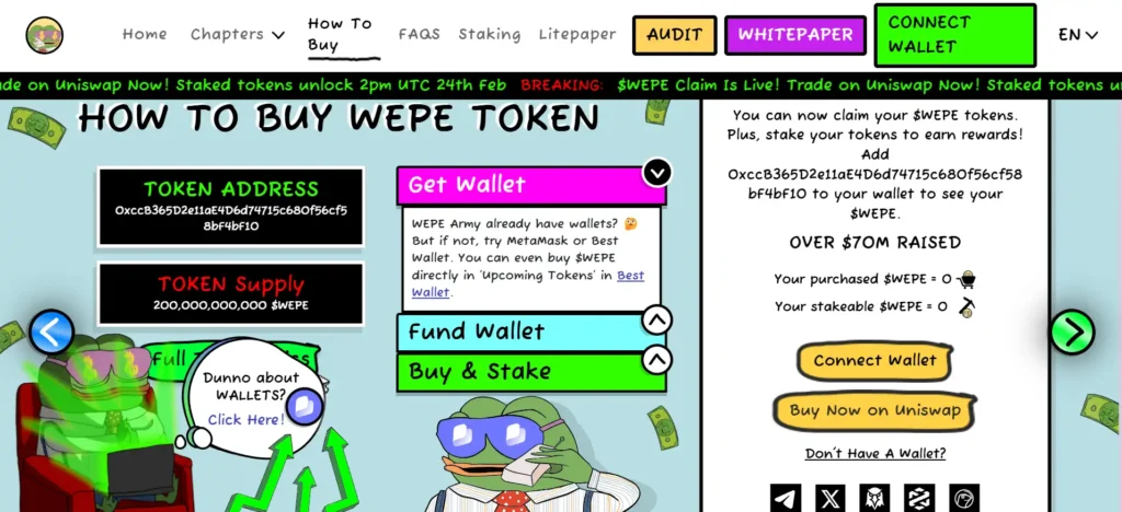 Wepe Token Is a Massive