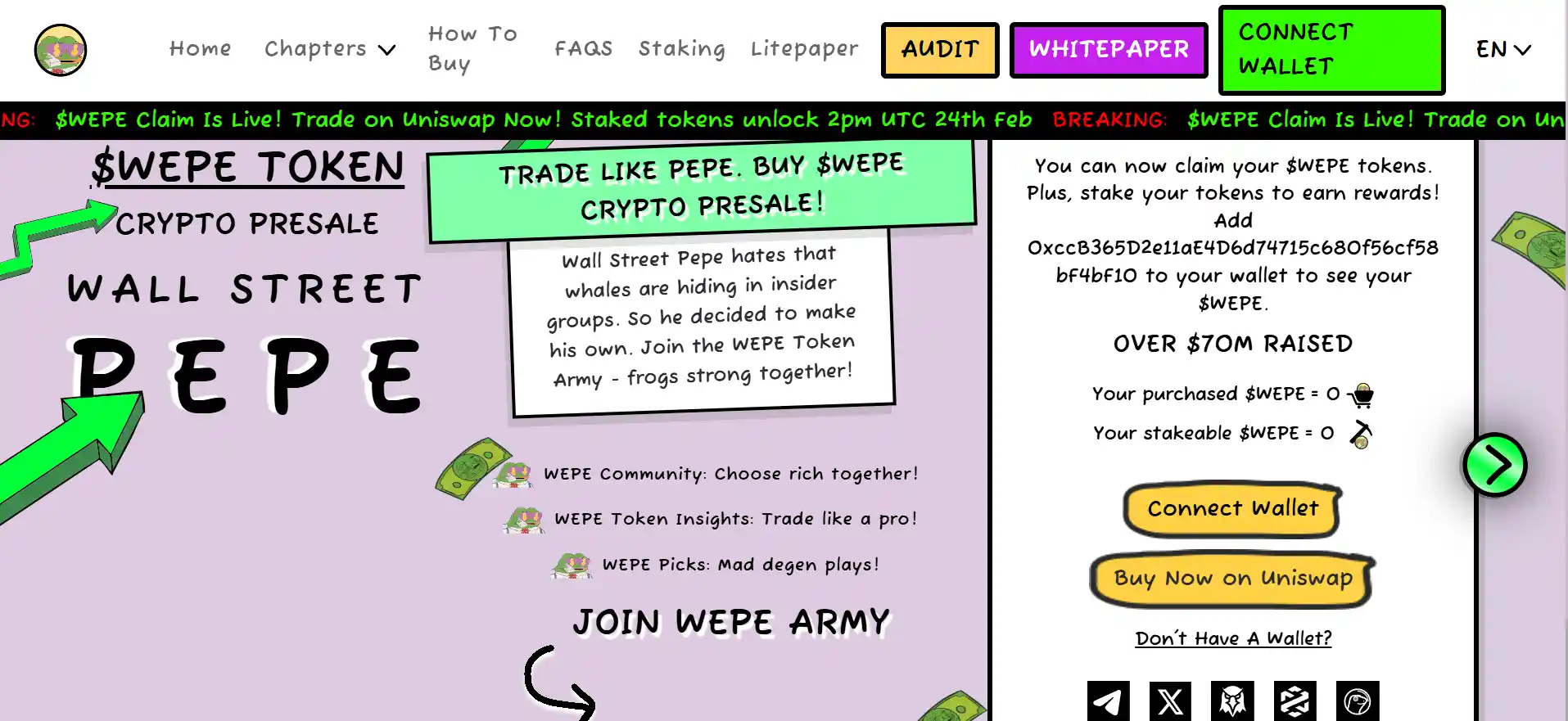 Wepe Token Is a Massive Scam